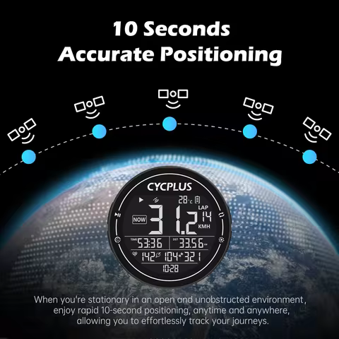 CYCPLUS M2 Cycling Bicycle Accessories GPS Bicycle Computer Wireless ANT+ Bluetooth Waterproof Speed