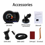 สมาร์ทเกจ P6 PLUS OBD2+GPS เมนูภาษาไทย รับประกัน 3 ปี Smart Gauge เกจวัดรถยนต์ Display meter วัดควา
