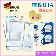 BRITA - (一壺十三芯) Aluna 3.5L water filter 濾水壺濾芯套裝 (白色)