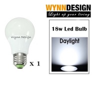 Wynn Design [1pc 18w] Led Bulb E27 Holder Energy Saving Bulb Daylight Warm White Coolwhite Bulb (WD-