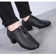 [Ready Stock] New Style Men's Modern Dance Shoes Adult Men's Latin Dance Shoes Soft-Soled Dance Shoes Children's Dance Shoes National Standard Dance Shoes Ballroom Dance Shoes Cash on Delivery