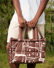 ITS OK TAUPE PUFFY BAG [ARTSTORY TALE]