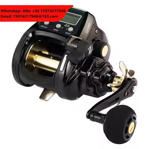 Ecooda EZH 3000/5000 Size Electric Fishing Reel Saltwater Big Drag Power Electric Hose Reel 12V DC J