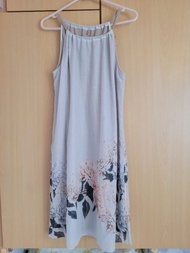 Beloved French Label Cop Copine Floral Maxi Dress with Signature Fringe Belt