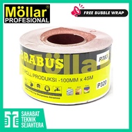 BRABUS Amplas Roll 4" Kertas Kain Meteran Grit Per 1 Meter Grade