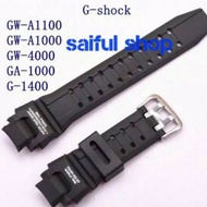 Casio G-Shock GA-1000 GA-1100 GW-A1100 GW-A1000 BLACK watch Strap
