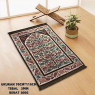Sejadah Travel Turkey Woven Surface Prayer Mat 70x110 cm. Hadiah Kawin Pengantin