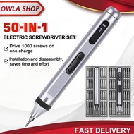 50-in-1 Precision Screwdriver Set Cordless Electric Screwdriver Repair Tools Set Screw Driver Set Pr