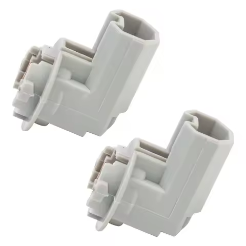 1 Pair Left & Right Side License Plate Light Adapter Number Plate Lamp Holder 8127502080 for Corolla