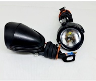 Lampu Tembak Kodok LED Diam & Flash kedip Lampu Sorot Kodok Led Breket Spion Baut