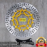 Disc vnd AK 260mm floating777 vario 150 new 5 holes cnc plus bracket-MzMotor Original