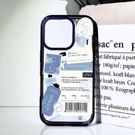 Ins Universe Boarding Pass Label Wireless Magnetic Charging Case Compatible For IPhone 17 Pro Max Co