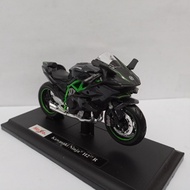 KAWASAKI REPLIKA DIECAST NINJA H2R MINIATURE MOTORCYCLE NINJA H2 R SPORT MAISTO 18 SCALE DIECAST SCA