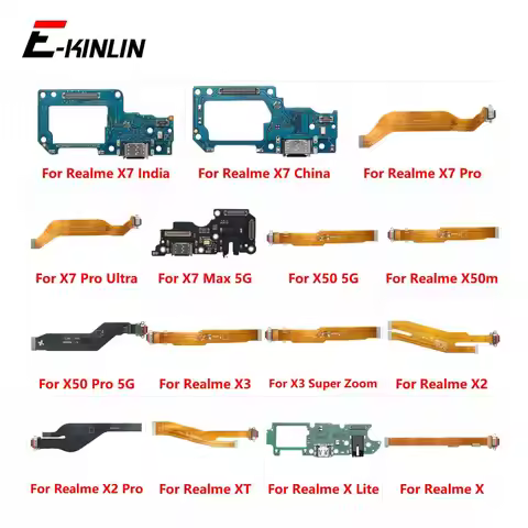 USB Power Charging Charger Dock Port Flex Cable With Mic For OPPO Realme X7 X50 X50m X3 Super Zoom X