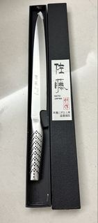Sato Besaku Yanagiba One-Piece Stainless Steel Knife  佐藤別作柳刃一體不鏽鋼刀 魚生刀 三文魚刀  刺身刀  生魚片刀