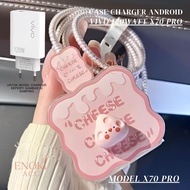 Vivo 120W Android Charger Case for X70 Pro - Super Cute Charger Protector with Many Patterns