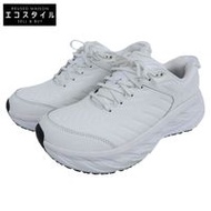 Hoka One One Bondi SR Frost/Frost Sneakers, Men's, White, Size 28.5cm, 1110520FTFR, Excellent Condit