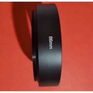 86mm Header Hood 35mm 50mm Lens Dedicated Straight Metal Hood Height 22.5