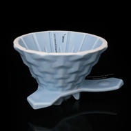 แก้วกรองกาแฟแบบหยด CT62 Shangwen พร้อมที่นั่ง 62 องศา ความเร็วของน้ำไหลสูง สีฟ้าอ่อน แก้วกรองกาแฟแบบ