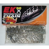 Chain (Wheel) 525-120 EK Without O-Ring Hair Clip Joint Black (Steel Color)