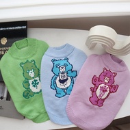 DY Loving Korean Dog Coat Fondant Bear Elastic Cat Knitted Clothes French Bulldog Sweater