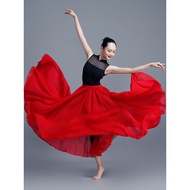 Square Dance 720 Degree Performance Costume Practice Long Skirt Dance