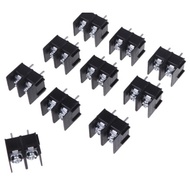 Ready Stock KF7.62 2P 7.62mm Black Terminal Block Solder Terminal Block Affordable 7.62mm Pitch Affo