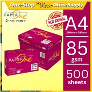 Paperone A4 Paper 85gsm / Kertas Putih / Kertas Tulis / White Paper / Office Use Paper Paper A4 Pape