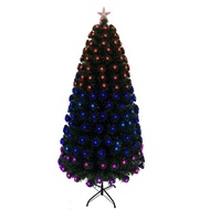 Luminous Christmas Tree Base Optical Fiber Decoration Window Iron Feet 180cm Christmas Tree Shopping