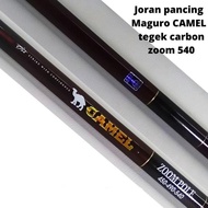 Joran Tegek Maguro Camel | Carbon Keiryu | Zoom Pole | Ringan | Kuat