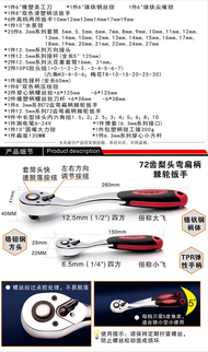 Kraftwell 84-Piece Hand Tool Set Combination Repair Tool Kit SS2084A Manual Tools Home Use Tool Grou