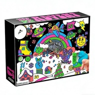 Advent Calendar Scratch Art DIY Drawing Kit Christmas Countdown Calendar for Kids Children Art Craft