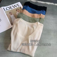 Slim Fit Lyocell Tencel U-Neck Short Sleeve T-shirt - Women's D0220L
