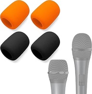 4-Pack Foam Mic Cover Compatible with FIFINE Karaoke Microphone, FIFINE UHF Dual Channel Wireless Ha