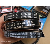 Belt Mira 9.5*675/775 /750 3PK500/515/525 4PK715