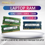 4GB 8GB Laptop Memory Mix Brand DDR2 DDR3 DDR3L DDR4 Notebook Ram 1066 1333 1600Mhz PC2/3/3L/4