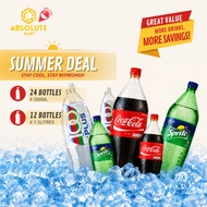 [Bundle of 12/24] Coke/Coke Zero/Sprite/100 Plus/Dasani/Ice Mountain 1.5LX12 & 500mlx24