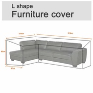 【Hot-Selling】 Corner Outdoor Sofa Cover L Shape Garden Rattan Corner Furniture Cover Waterproof Sofa Protector Dust