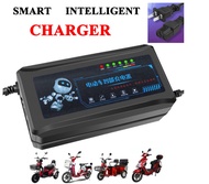 ✅Original fast delivery✅Intelligent Ebike Charger 48V 12AH 48V 20AH 60V 20AH For Battery Lead Acid Battery Charger Universal Battery Charger Intelligent Charger Electric Bicycle