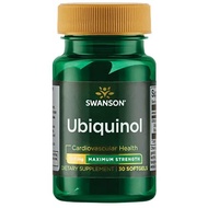 Swanson Maximum Strength Ubiquinol 200 mg - 30 Softgels - Enhanced Bioavailability CoQ10