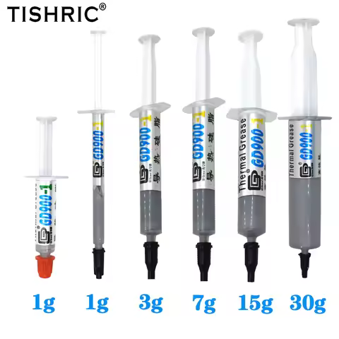 TISHRIC 1/3/7/15/30g GD900 1 Thermal Paste Heatsink Plaster Water Cooling Cooler Thermal Grease GD90