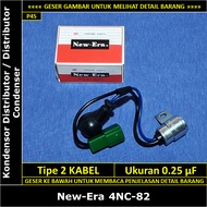 Distributor Condenser (2 CABLES) Toyota Starlet Box 1300 cc EP71 1984-1989 New Era Japan 4NC-82 Cond