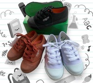 รองเท้านักเรียน รองเท้าผ้าใบ ไซส์มาตราฐาน ใช้ได้ทั้งเด็กและผู้ใหญ่ สวมใส่บายเท้า สี ดำ น้ำตาล ขาว Size 31-45 รุ่น MS-M225+