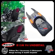 R15M R15V4 UNDERTAIL FENDERLESS MHR RACING WITH LED SIGNAL + PLATE LED LIGHT