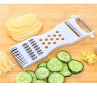 Multi-purpose fruit and vegetable grater, slicer, and cutter (plastic n30) dt2k【 T6V S 】