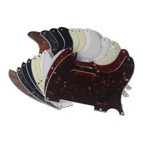 FLEOR 1pcs TL Pickguard Electric Guitar Scratch Plate 8 Holes for US/Mexico TL Guitar Accessories
