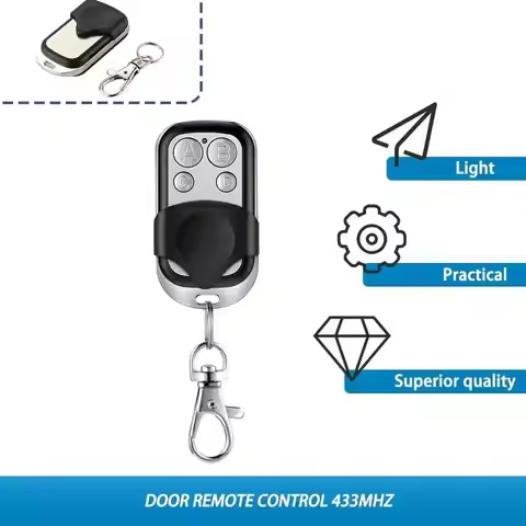 Metal Push Button Remote Control Transmitter ABCD / Lock Unlock 4Button 433MHz Universal 4 Buttons G