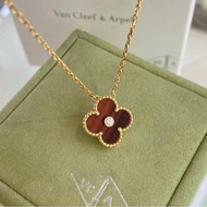 VCA 四葉草系列項鍊 牛眼石 鑲鑽 限定版