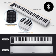 เปียโน 61 คีย์Midi keyboard (Blutooth)🎵🎶รุ่นใหม่2021 คีย์บอร์ดไฟฟ้า อิเล็กทรอนิค🛺พร้อมส่งจากกทม.🛺