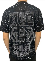 Philipp qp Painted Skull Stone T-shirt HOTTREND - unisex men's and women's short-sleeved T-shirt fre